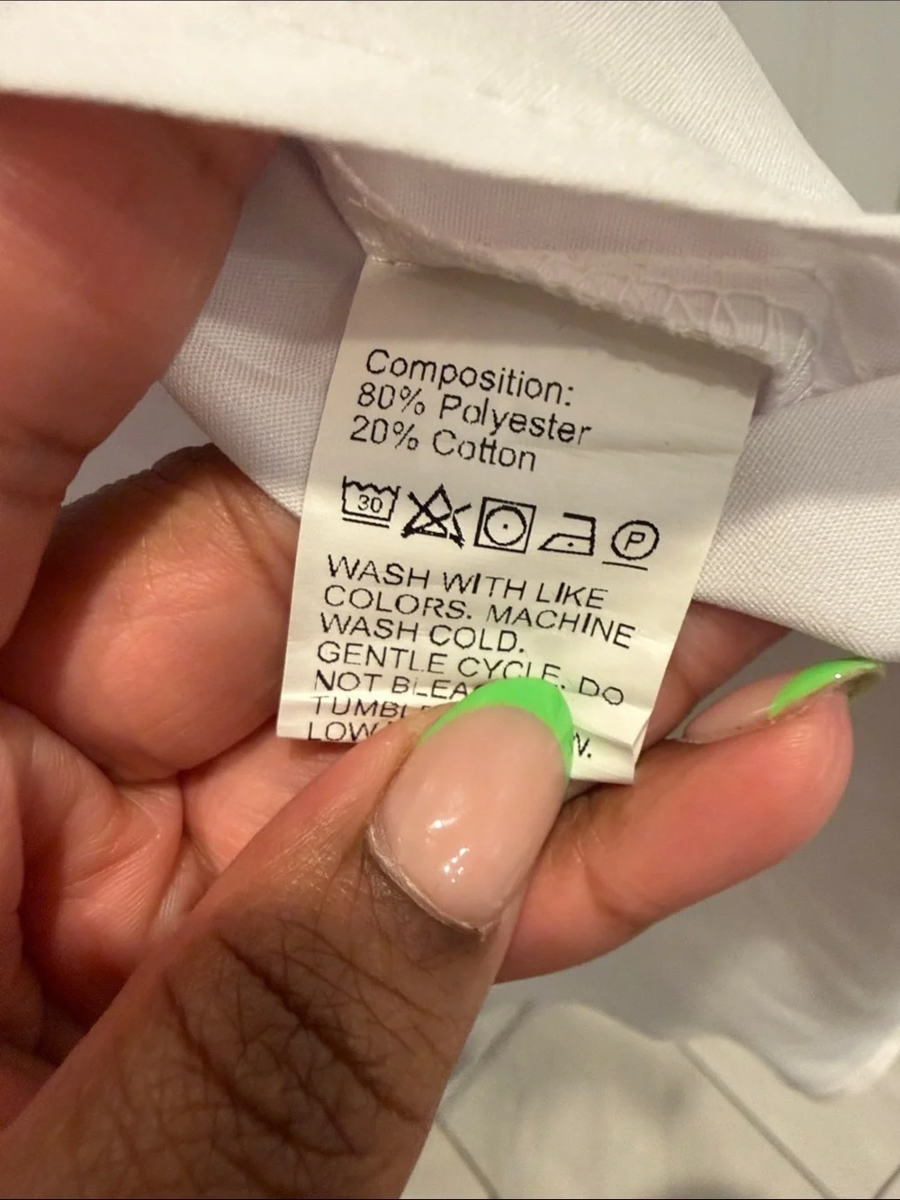 Van Heusen White Button-Down Dress Shirt - Picture 3 of 4
